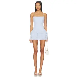 Amanda Uprichard Laureline Romper in Arctic