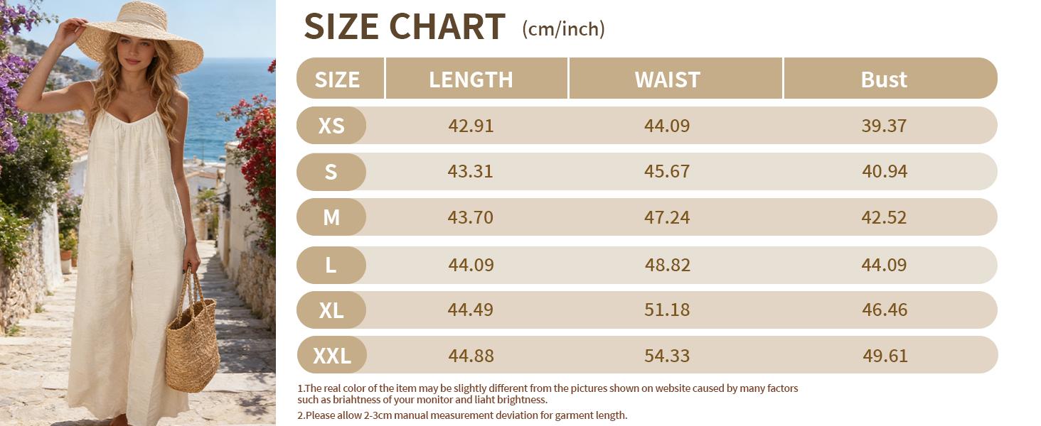 Tanming Women's Chic Sleeveless Spaghetti Strap Backless Tie-Back Long Wide-Leg Overalls Jumpsuits - Side Pockets, Casual Loungewear, Fashion Clothing, Stylish Wear, Women's Clothes, Rompers For Women