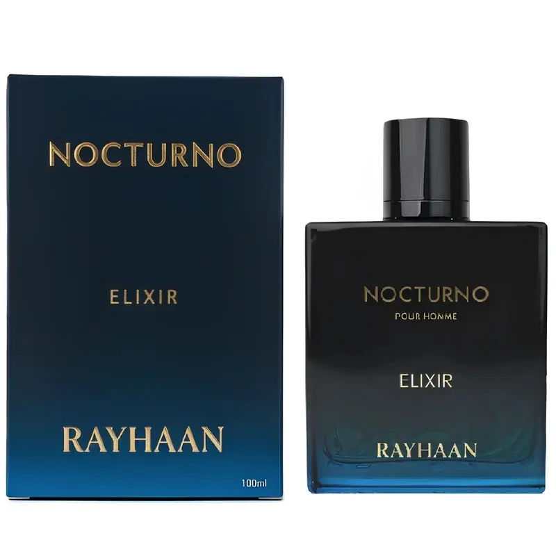 Rayhaan Nocturno Elixir Eau de Parfum for Unisex 3.4 Ounce
