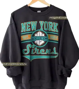 Vintage New York Sirens Sweatshirt, Vintage Sirens shirt, New York Hockey Women Sweater, Hockey Women Sweatshirt, Sirens Sweatshirt