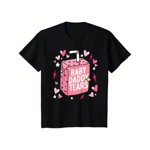 Baby Daddy Tears Love Heart Dad Is My Valentine T-Shirt
