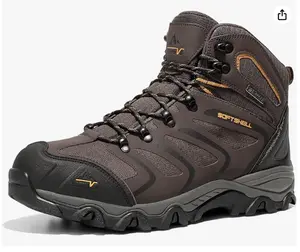 Men's Ankle High Waterproof Hiking Boots Outdoor Lightweight Shoes Trekking Trails Armadillo