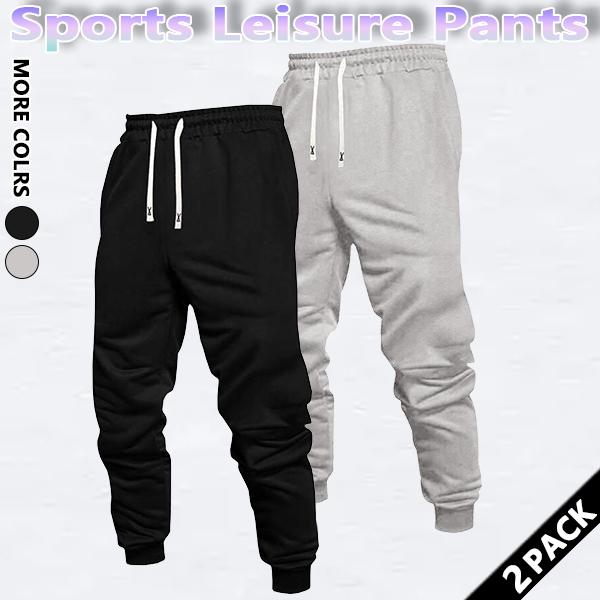 Men's Regular Fit Solid Drawstring Waist Sweatpants, Casual Pocket Design Pants for Fall & Winter, Men's Trousers for Daily Wear, Athleisure Pants