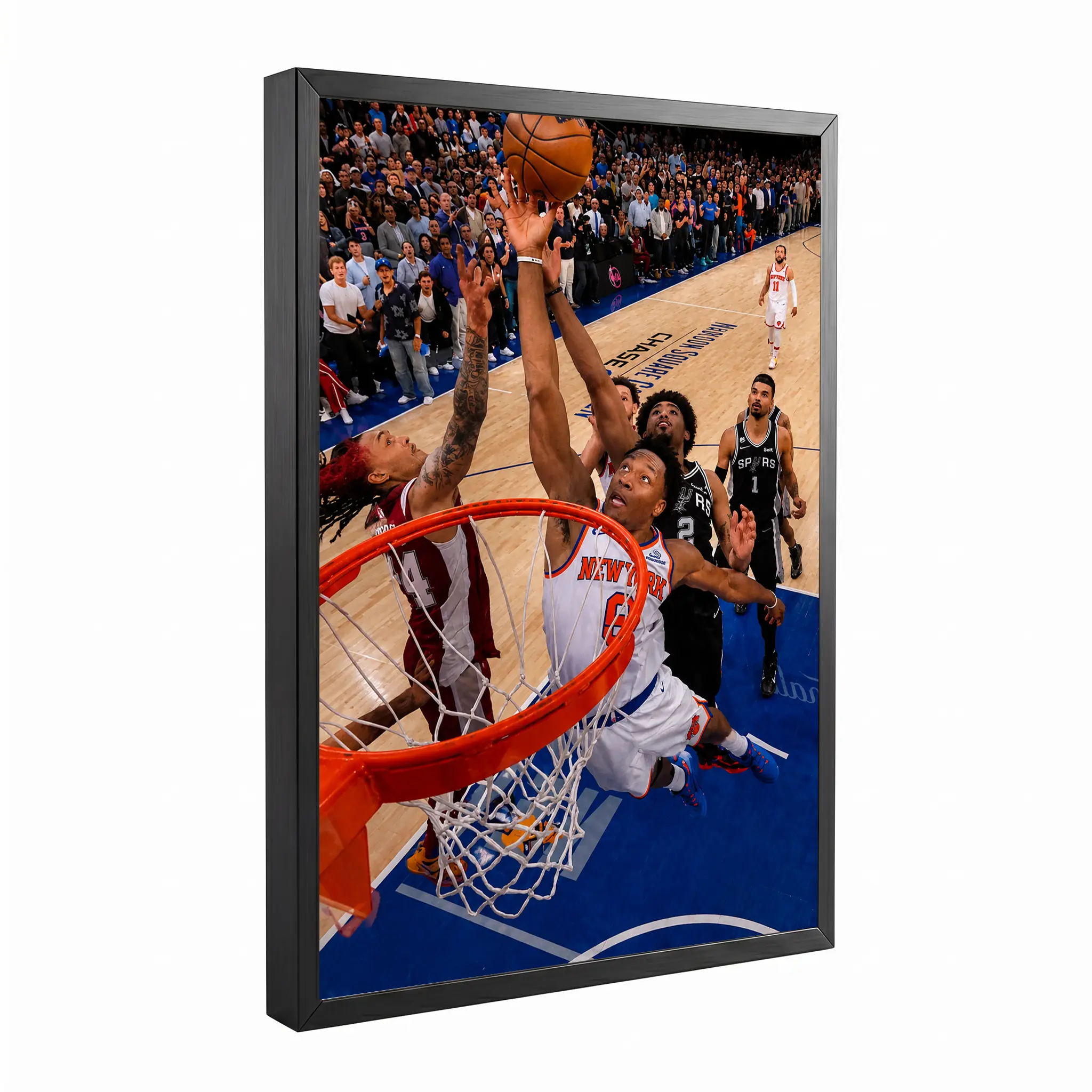 New York Knicks Jalen Brunson Championship Poster, Vintage Sports Graphic Design Printing, Retro Basketball Home Wall Art, Brunson Glory Art Decor