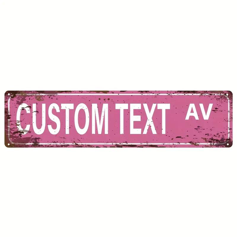 Pink Mermaid Wall Decor Metal Tin Signs Street Poster Cute Room Decor For Teen Girls 4x16 Inch