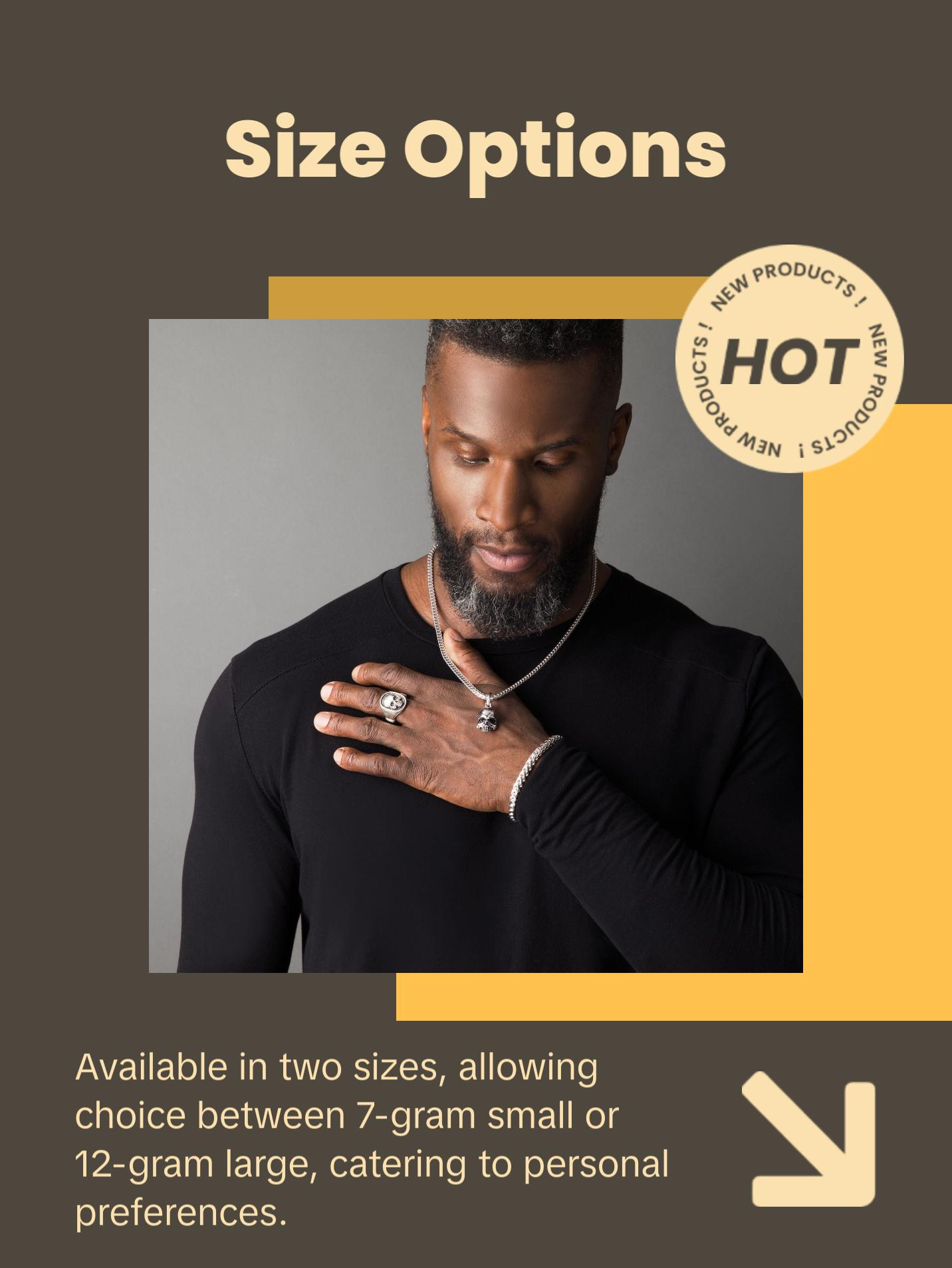 Vita, Silver Skull Pendant Vita, Silver Skull Pendant