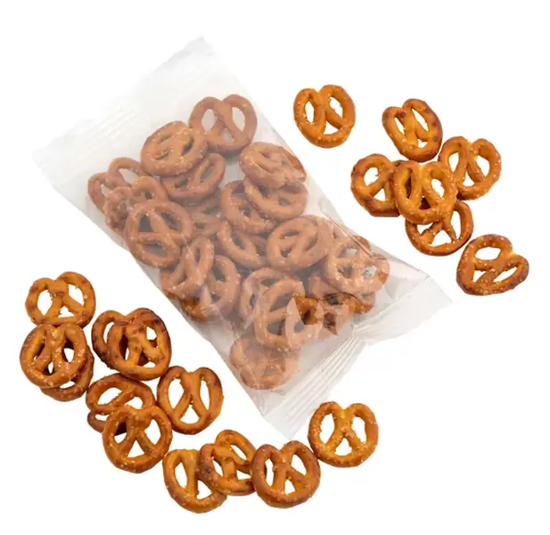 24 oz. Bulk 48 Pc. Clear Salted Pretzel Knot Twists Fun Packs
