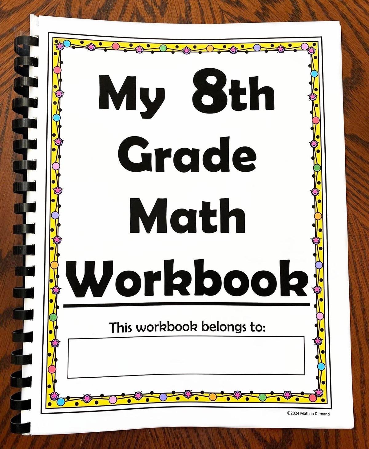 8th Grade Math Workbook