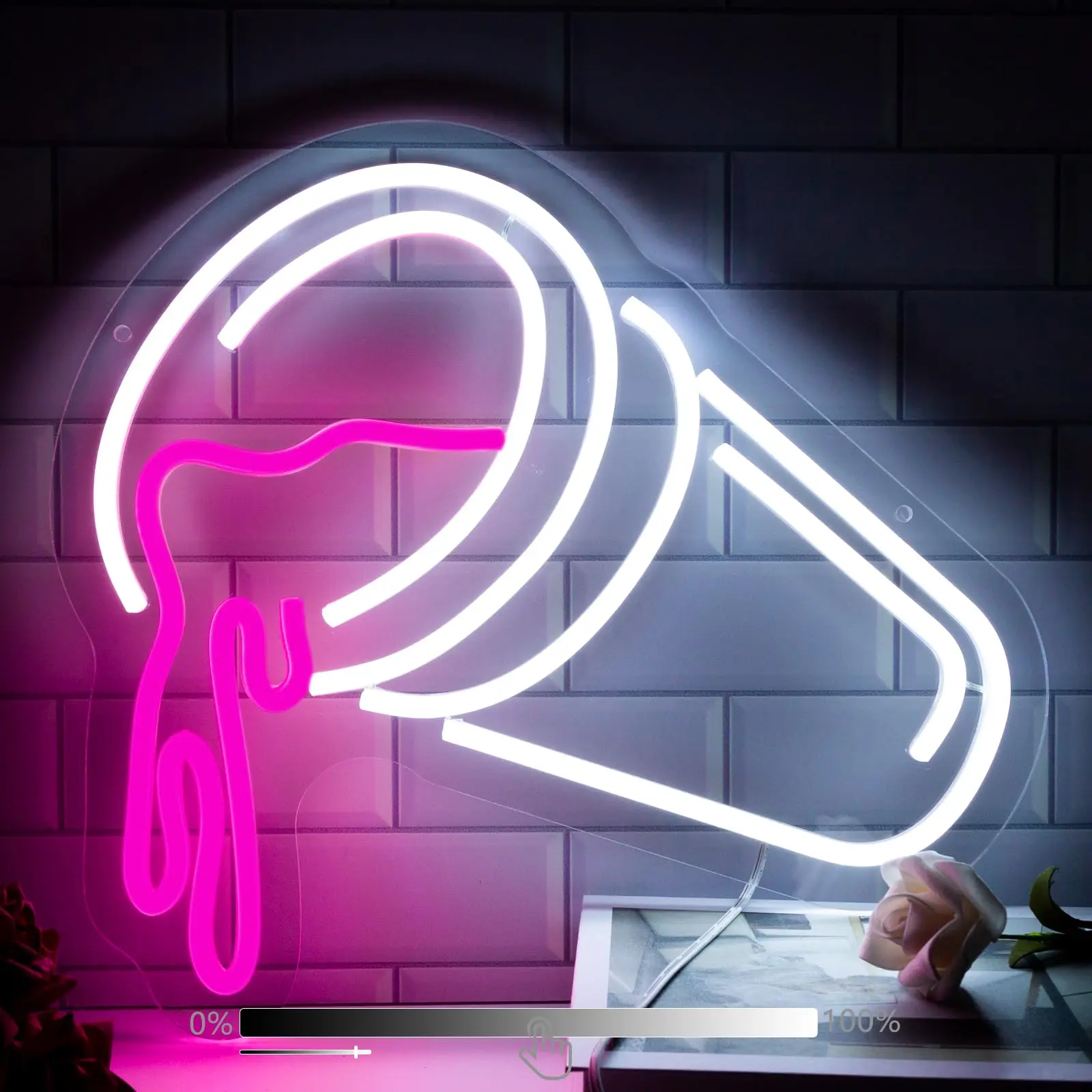 Creative Drink Design Neon Sign, Dimmable Neon Sign, USB Powered Neon LED Light, Led Lighted, Atmosphere Neon Sign, Decorative Lights for Home Party Decoration Lighting
