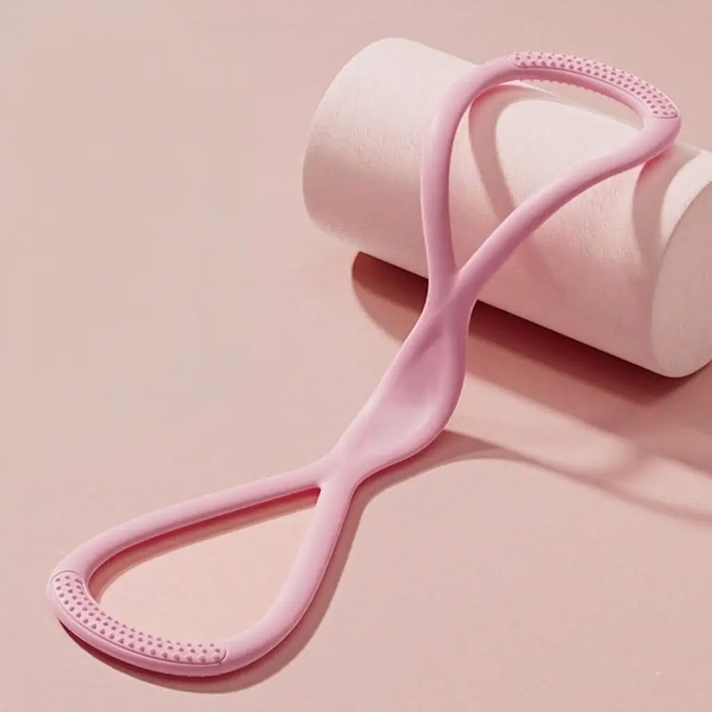 Figure 8 Resistance Bands for Women Men,Resistance Band Figure for Working Out, Non-Slip Handles, Home Gym, Yoga & Physical Therapy