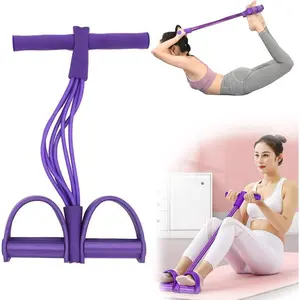 The multi-functionalpedalresistancetrainerprovidesstrong resistance, resultinginmoreeffectivetrainingThisportablepedal exercisedeviceissuitableforfull-bodyworkouts, stretchingand fitnesstrainingathome.