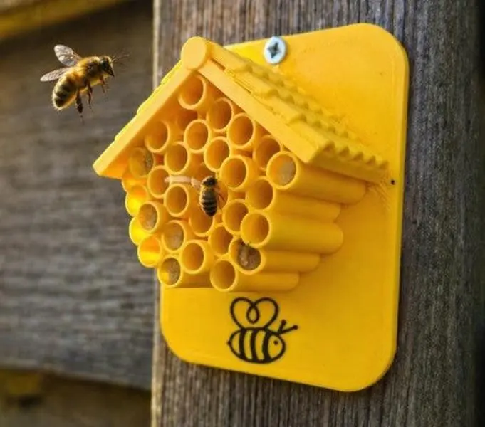 3D Printed Bee Hotel — Wild Bee House for Garden & Outdoor Decor
