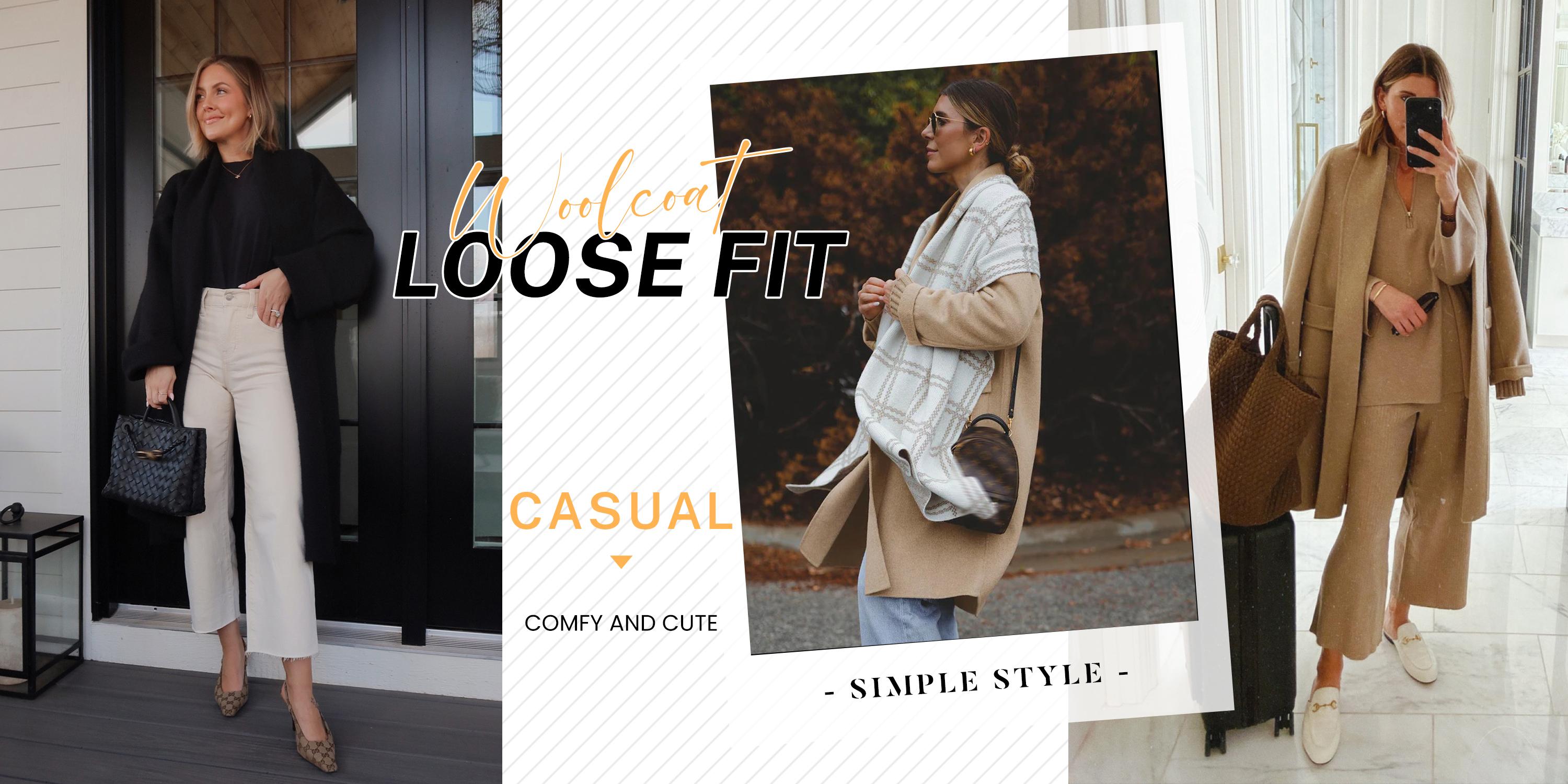 Tanming Women's Long Cardigan Wool Coat Open Front Pockets Warm Lapel Jacket Coat Fall Outerwear Casual FallFreshness Tanming Women's Long Cardigan Wool Coat Open Front Pockets Warm Lapel Jacket Coat Fall Outerwear Casual FallFreshness