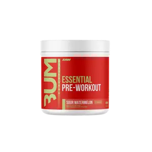 CBUM Essential Pre Tiktok - Sour Watermelon Pre-Workout with 4g L-Citrulline, 3.2g Beta Alanine & 200mg Caffeine for Long-Lasting Energy & Focus