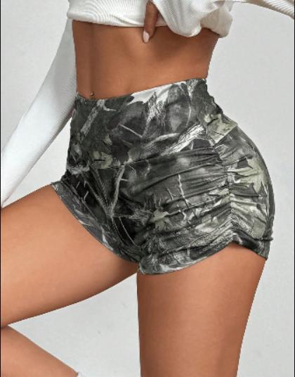 Women's Summer 2 Piece Set Chic Crop Tee & High Waist Shorts Matching Set Perfect for Vacation Daily Outdoorfun Fabric Fit Suits Clothes Top Womenswear