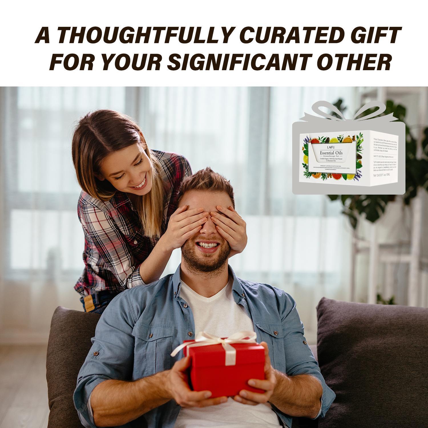 Oils Blends Set for Diffusers 12x0.33fl.oz for Home Aromatherapy Diffuser Oil Scents Calming Sweet Dreams Immunity Relax Mood Fresh Air Fragrance Oils for Diffusers - Scented