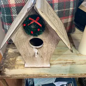 Tin Roof Birdhouse Xmas