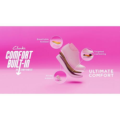 Clarks Collection Merliah Belle Heritage Casual Leather Wedge Sandal