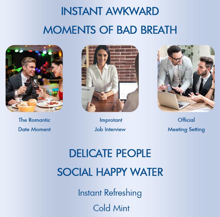 MySmile Mouthwash Alcohol Free, Travel Mouthwash Helps Kill 99% of Bad Breath Germs, Prevents Cavities, Fluoride Free(0.41 Fl Oz (Pack of 30))