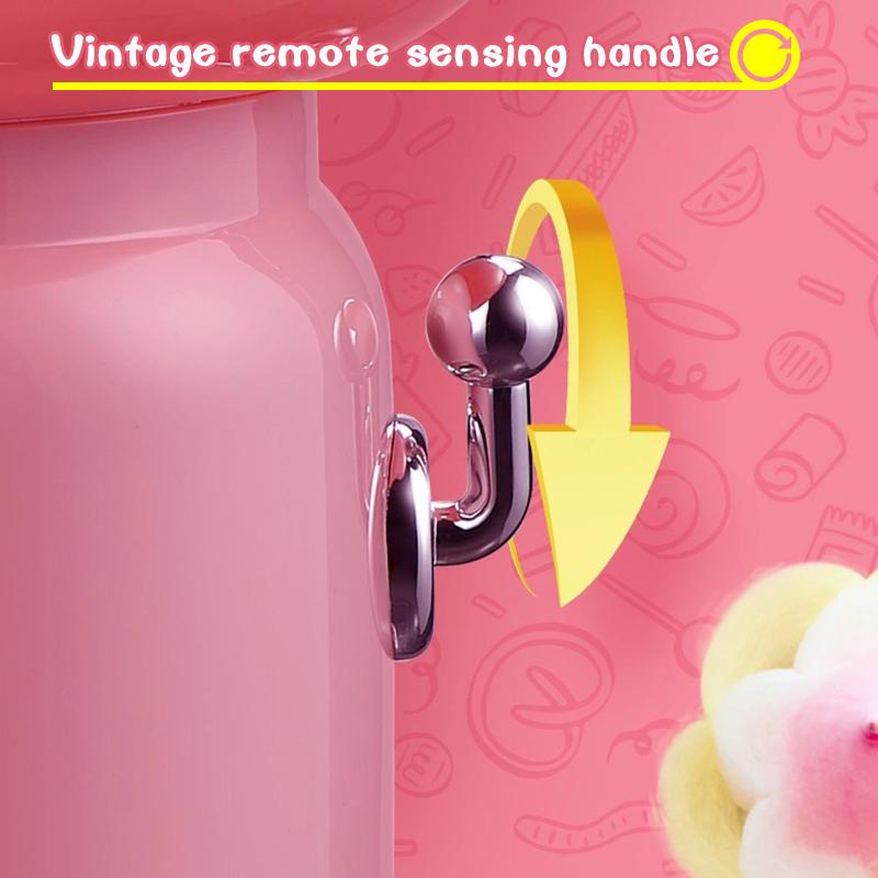 LIVEFULL Cotton Candy Machine – Home Maker with 6 Flavors & 6 Sticks for Kids Fun, Family Parties, Kitchen Fun, Christmas Gift, US Type, Quick & Easy