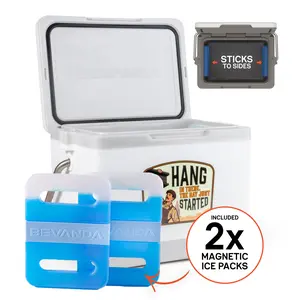 Bevanda -  Verge 10qt Trades Edition Insulated Lunch Box - Durable Cooler with Magnetic Ice Packs - Rugged Hard Shell Lunch Cooler for Jobsite Lunches, Outdoor Adventures & All Day Temperature Control