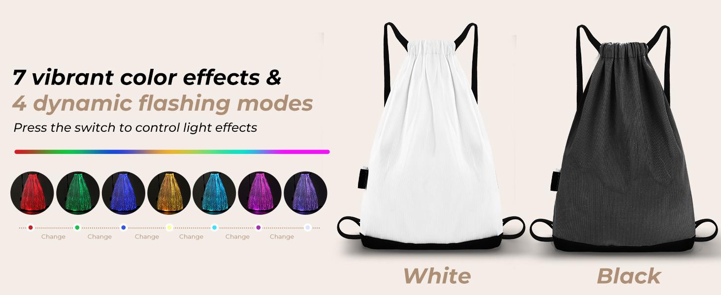LUMISONATA Luminescent Backpack Retractable Mouth Design Bright/Strobe Multi-Mode Type-C Lightweight Suitable for Outdoor Cycling and Night Running