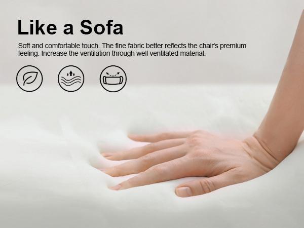 【2026 Promotion】GTPLAYER Gaming Chair, Technical Fabric Office Chair with Pocket Spring Cushion, Linkage Armrests and Footrest, High Back Ergonomic Chair, Adjustable Comfortable Modern