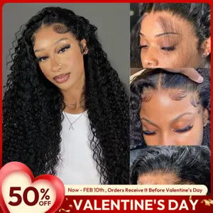 Asteria Hair Curly HD Lace Human Hair Wigs 13x4 Pre-Bleached Fluffy Wig 7x5 Ready To Go Glueless Wig Valentine Musts