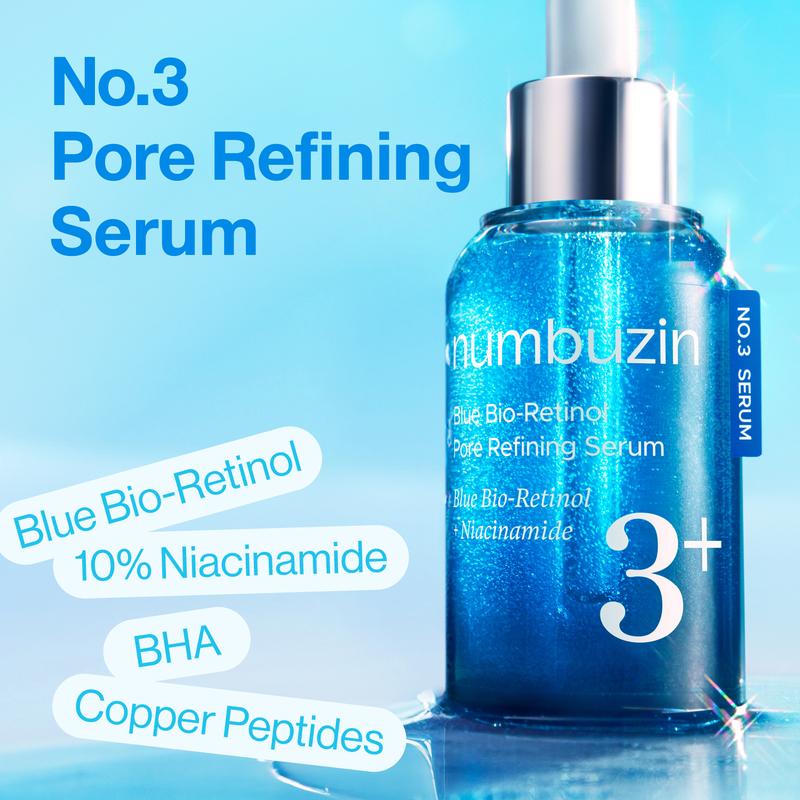 [numbuzin Official] Serum Squad for Skin Concerns - Soothing, Plumping, Pore Refining, Skin Barrier | Collagen, PDRN, Retinol, Niacinamide