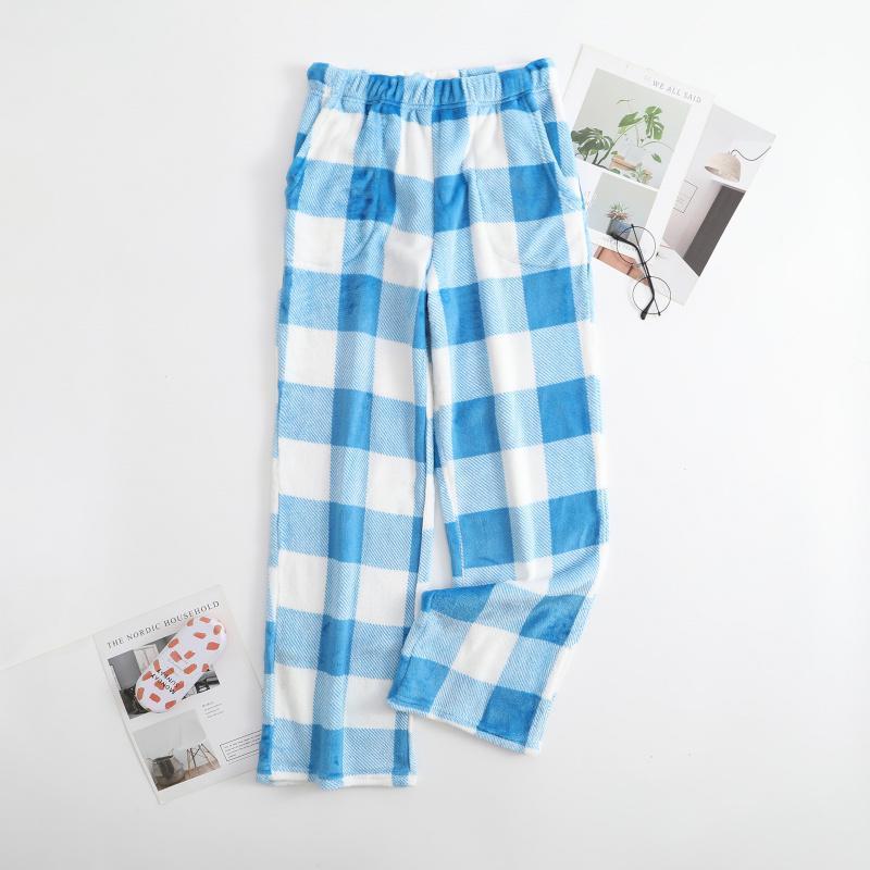 2025  Pajama Pants Warm Flannel Casual Loose Fleece Lounge Pants Sleep Pants Lazy Pants Womenswear Nightwear