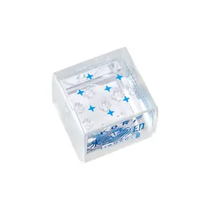 King Jim Kori Jirushi Transparent Ice Stamp - Small Size Glitter