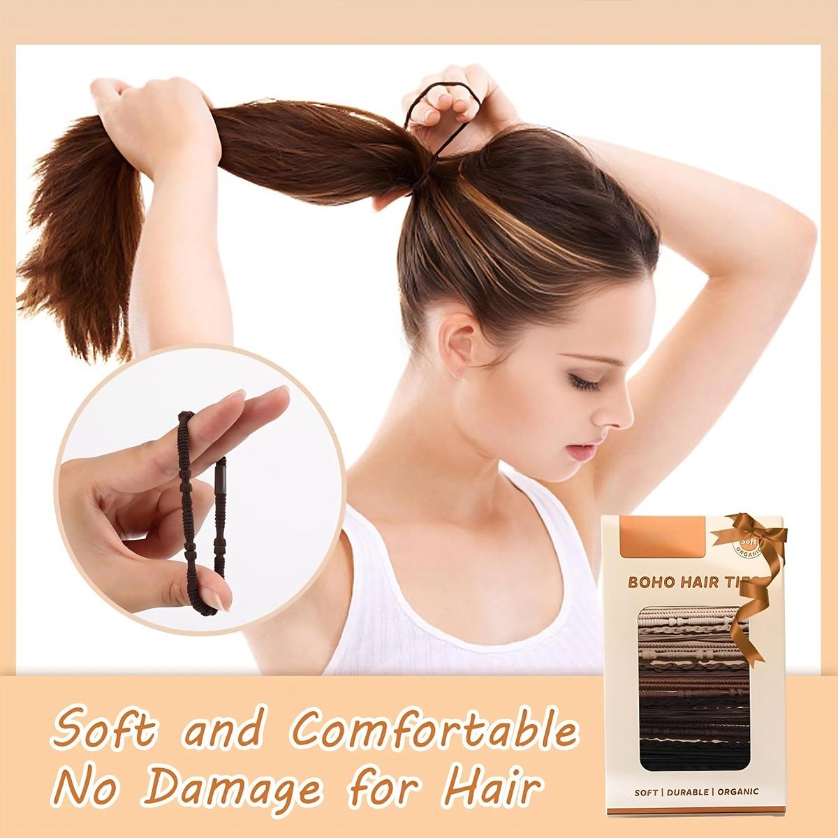 Boho Style Hair Tie, Minimalist Headwear Suitable for Thick Hair, Braid, Fashion Hairstyles Band Hair Accessories for Party, Daily Clothing Decor