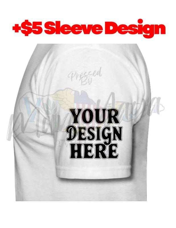 Tshirt Branding ADD ON Options