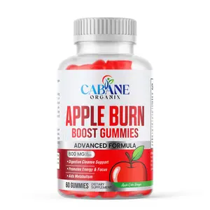 Apple Cider Vinegar Gummies Dietary Supplement 60 Count Natural Daily Intake Tasty Form