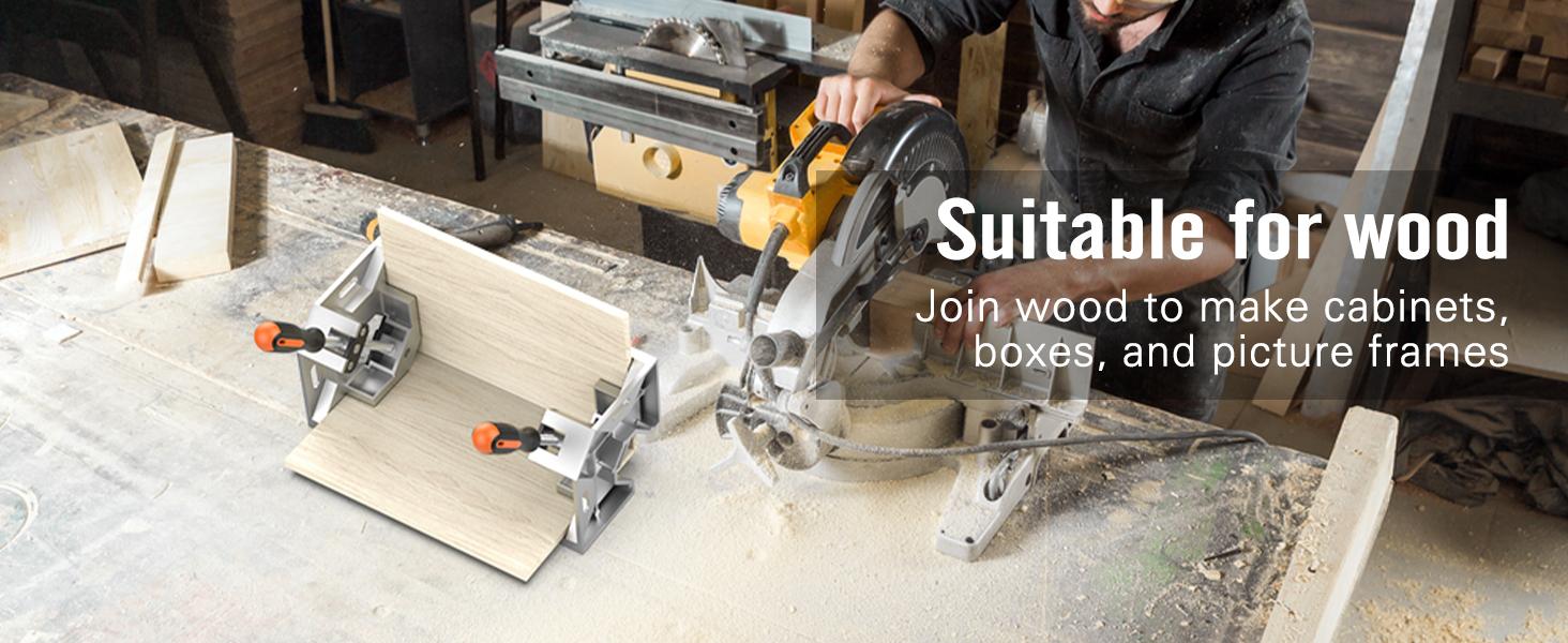 Right Angle Clamp 4 PACK Single Handle 90° Aluminum Alloy Corner Clamp for Woodworking Adjustable Swing Jaw Tools Photo Frame Vise Holder Gifts for Men Dad Right Angle Clamp 4 PACK Single Handle 90° Aluminum Alloy Corner Clamp for Woodworking Adjustable Swing Jaw Tools Photo Frame Vise Holder Gifts for Men Dad