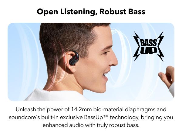 [Refurbished]soundcore by Anker V30i, Open-Ear Headphones, Ultra-Comfort, Lightweight Design, Snug Fit, Ergonomic Ear Hooks, Robust Bass, 36H Playtime, Bluetooth 5.3, App Control, Clear Calls, Wireless Earbuds #tiktokshopsummersale