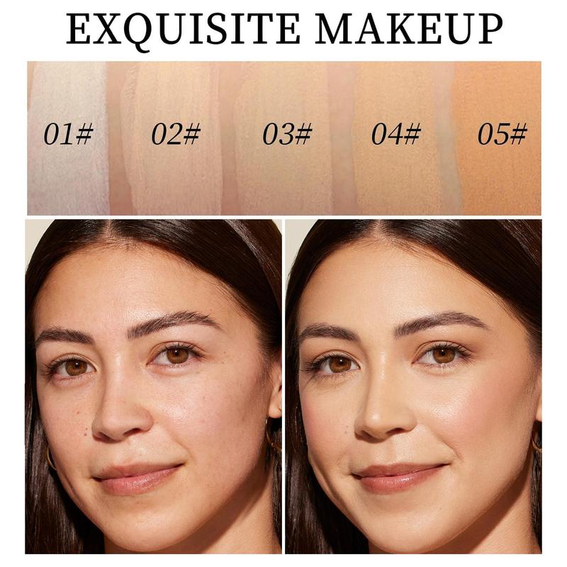 Luminous Dual-Ended Concealer Foundation Stick with Built-in Brushes 24H Long-Lasting Waterproof Sweatproof One-Swipe Even Flawless Base Clear Radiant Skin Foundation Stick Luminous Dual-Ended Concealer Foundation Stick with Built-in Brushes 24H Long-Lasting Waterproof Sweatproof One-Swipe Even Flawless Base Clear Radiant Skin Foundation Stick