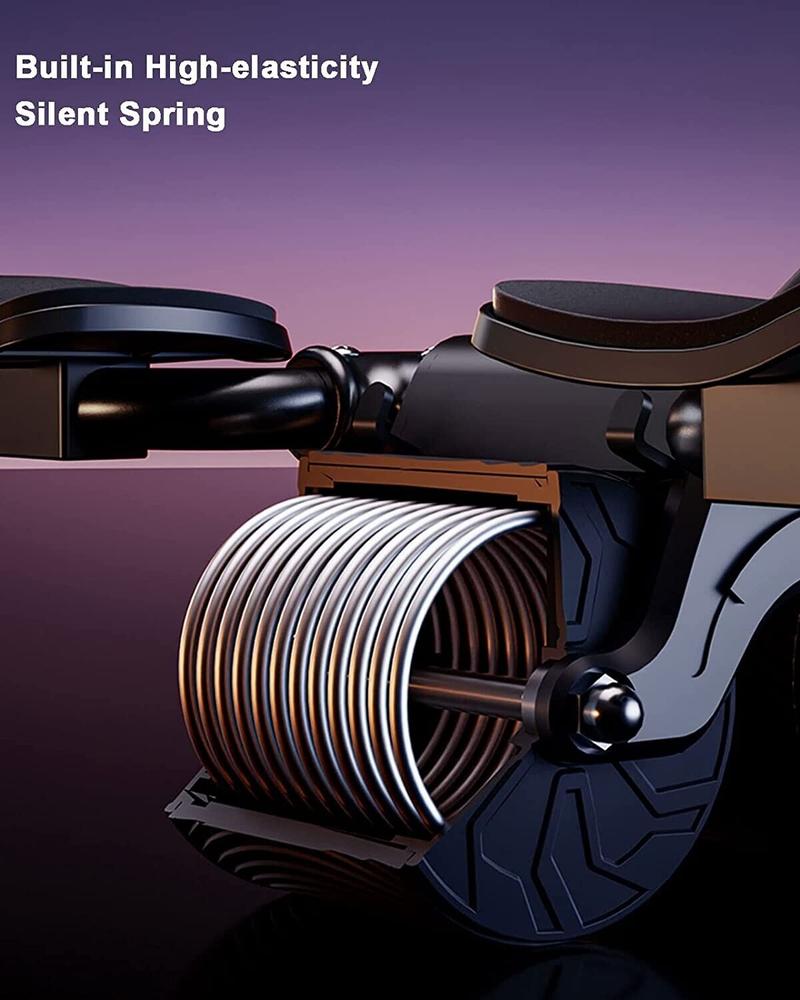 ab roller wheel   workout Abdominal Fitness Wheel for Core Muscles Training Automatic Rebound Ab Roller with Timer