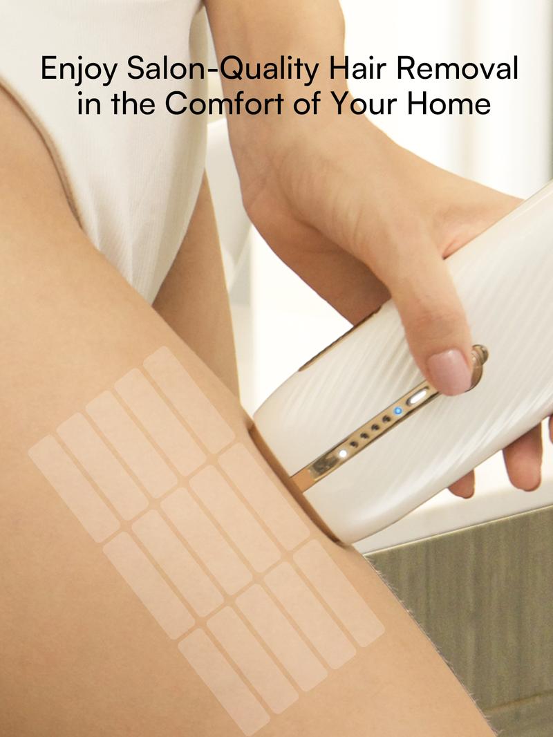 INIA HAUTE Double-Pulse IPL Laser Hair Removal Device, FDA Cleared, 2-Year Warranty, Perfect Gift Season Pick