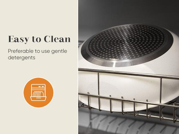 Sweet Furniture S - Home 12 Pcs Pots and Pans Set Nonstick - Kitchen Cookware Set with Detachable Handle, Induction Cookware, Dishwasher Oven Safe