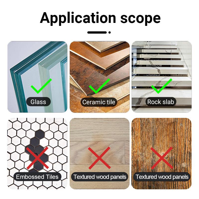 Adjustable Height Setter - Professional Countertop Leveling Tool for Granite, Marble, Quartz Glass Slabs with Vacuum Lifting Clam ps Rubber tools