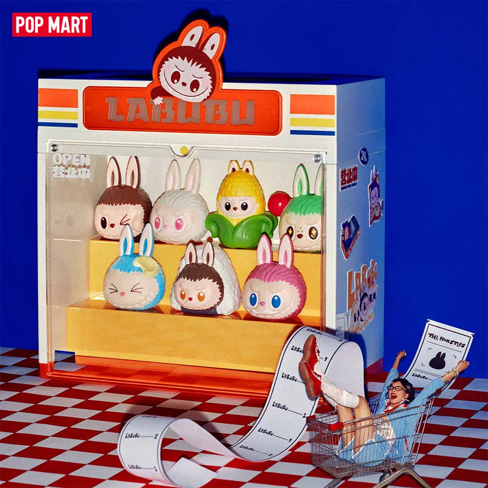 THE MONSTERS Wacky Mart Series-Display Container LABUBU Fun Toy