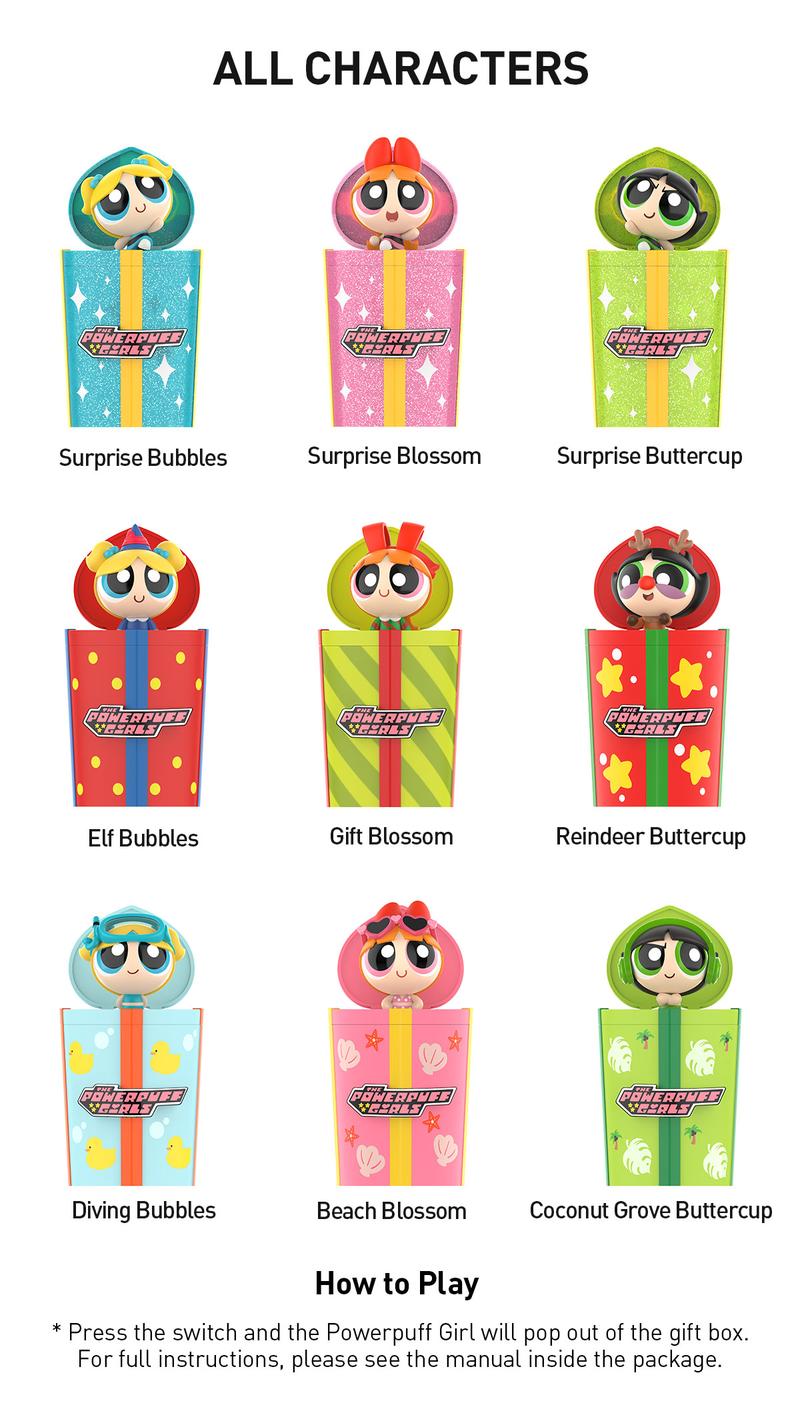 [Spanish]- The Powerpuff Girls Party Surprise Series – Figuras en Caja Sorpresa