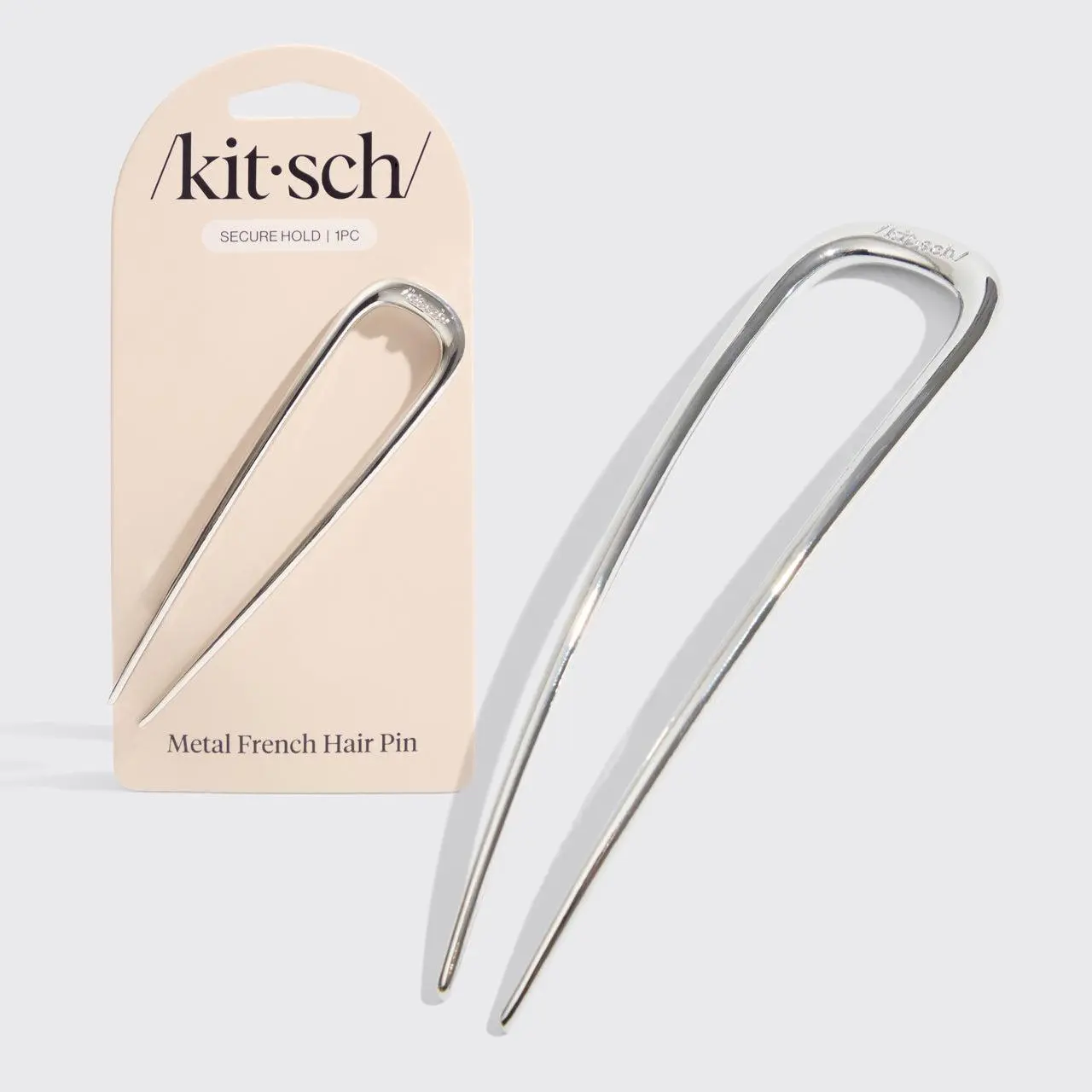 Silver French Hair Pin - Ideal for Hair Styling and Decoration