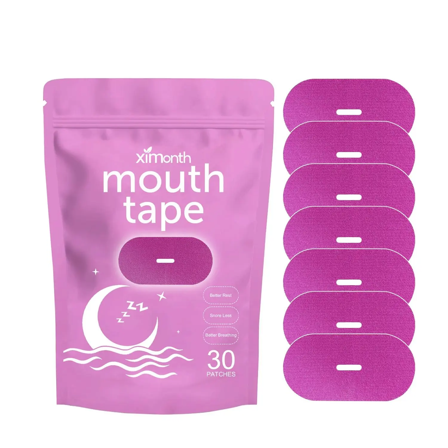 Ximonth Breathable Sleep Mouth Tape, Anti-Snoring Breathing Aid for Adults, Comfortable Beauty & Personal Care Body Care Item