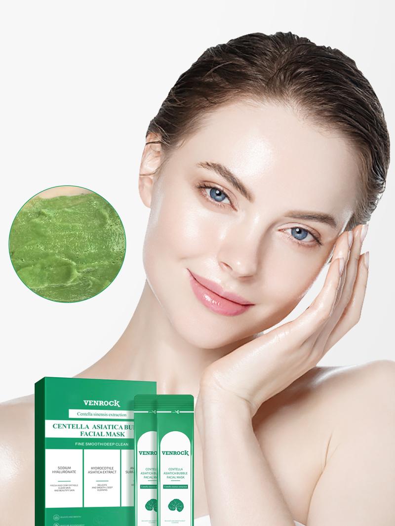 Venrock Centella foam facia lmask can remove black and control oil,deeply clean facial dirt Outdoorfun Hydrate 1 Box * 12 Pcs Venrock Centella foam facia lmask can remove black and control oil,deeply clean facial dirt Outdoorfun Hydrate 1 Box * 12 Pcs