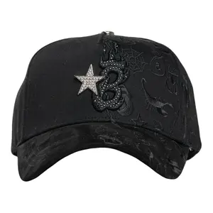 BARBAS B Star Graffiti Snapback Hat – Trendy Streetwear