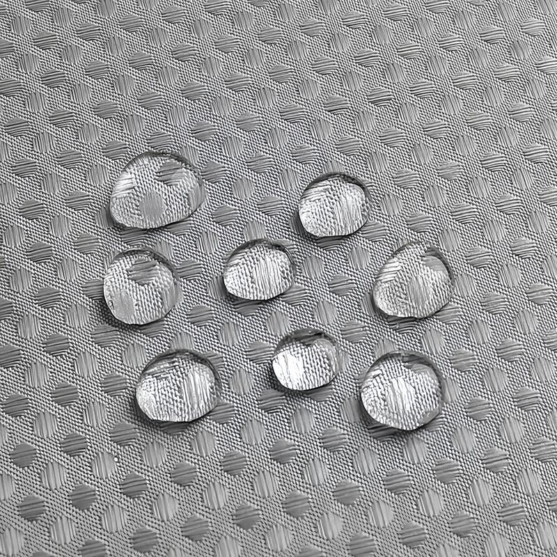 White No Hook Shower Curtain with Snap in Liner -grey Waffle-Pattern Shower Curtain Double Layer Shower Curtain -Fabric Waterproof Inner Liner,Bathroom Accessory for Home, Hotel, Salon & Dormitory Decor