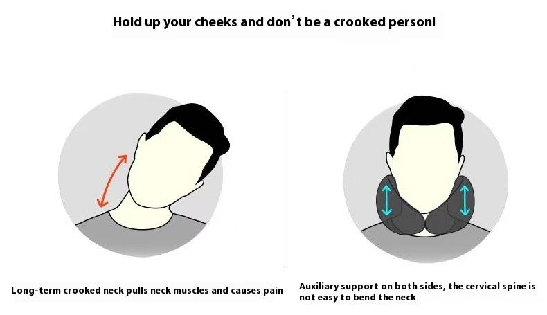 Soft Memory Foam Travel Neck Pillow U Shape Adjustable Support for Comfortable Sleeping on Plane Car Office Noon Break Aerodynamic Design