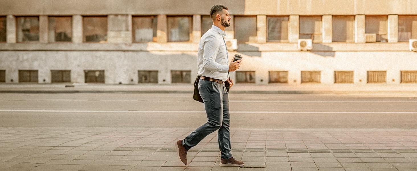 Bruno Marc [MaxFlex Ease Breeze+] Men's Knitted Casual Wingtip Oxford Sneakers